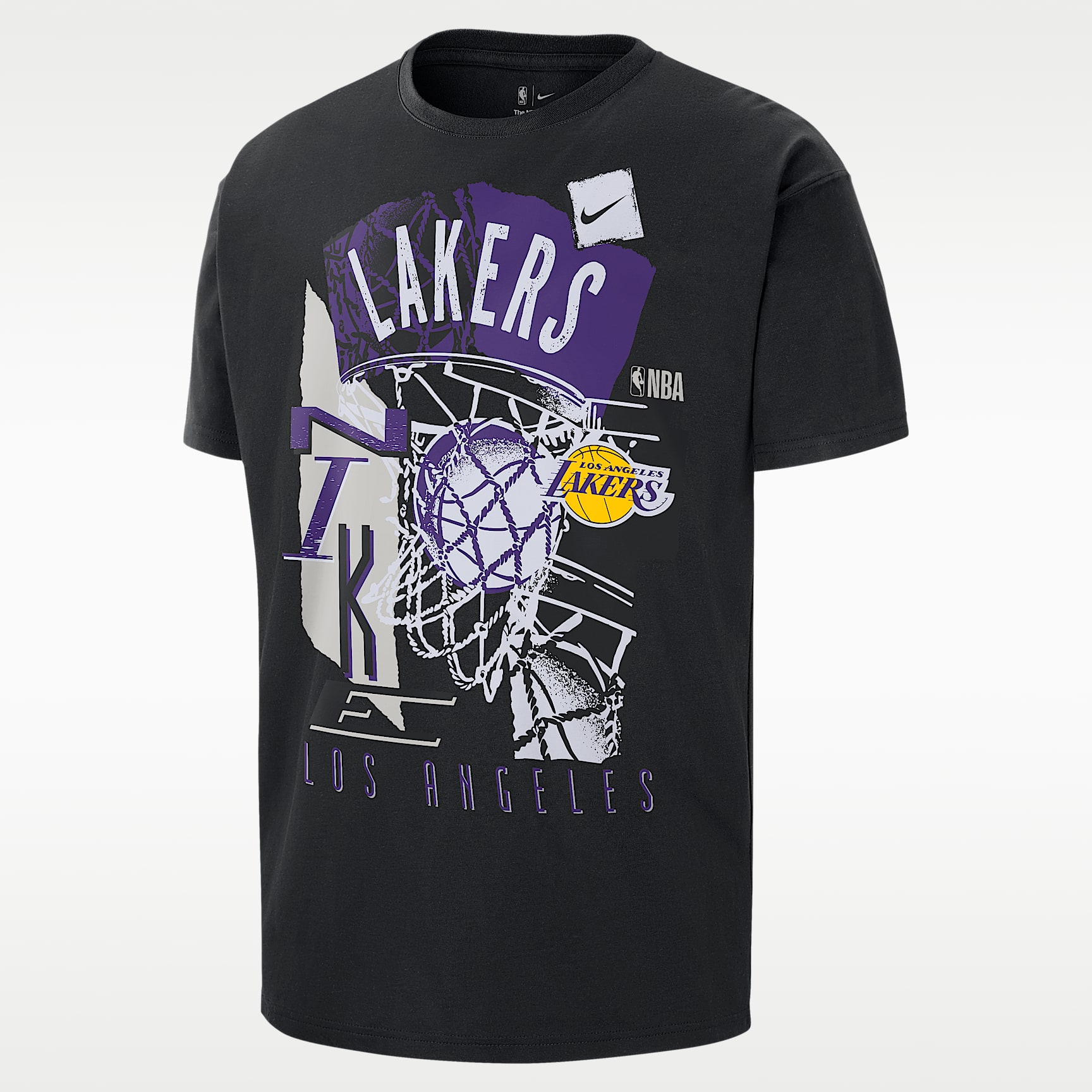 ■ビンテージ NIKE×LAKERS★XLサイズ★バスケットウェア★Tシャツ★ ナイキ（NIKE）（メンズ）バスケットボールウェア ロサンゼルス